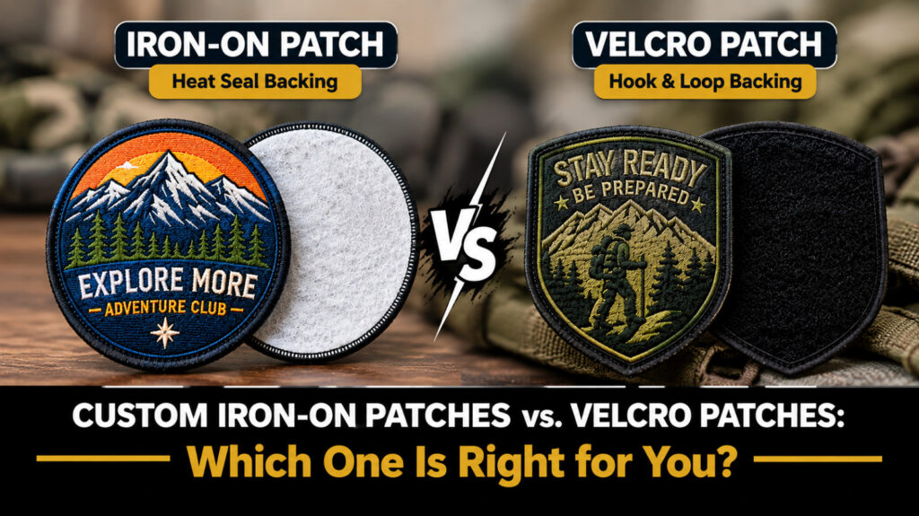 Custom Iron-On Patches vs. Velcro Patches: Which One Is Right for You?
